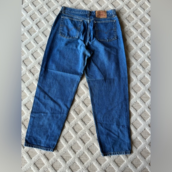 Vintage 90’s Levi’s 560 Loose Fit Straight Leg Blue Denim Jeans Size 14 MIS S - Picture 10 of 16
